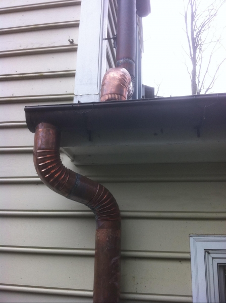 Gutter Completed Project Copper Goshen, IN