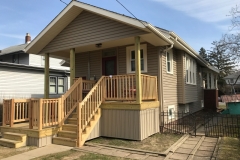 Siding Before And After Ruckman 8 Elkhart, IN